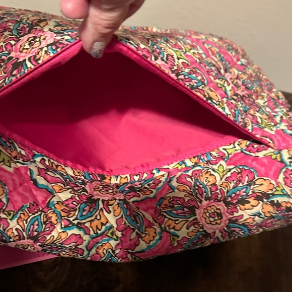 Vera Bradley Multicolor Floral Laptop Bag-SUNBURST FLORAL PATTERN - Picture 4 of 8